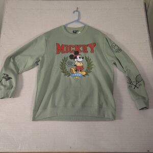 Official Disney Tennis Embroidered Mickey Mouse Unisex Sweatshirt NWT